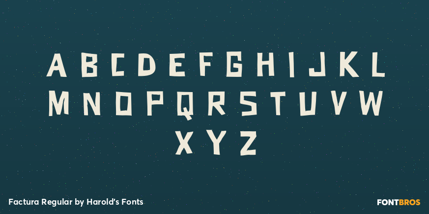 Factura Regular Font Poster #2