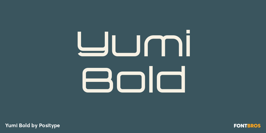 Yumi Bold Font Poster #1