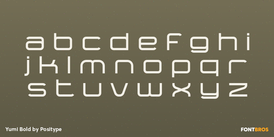 Yumi Bold Font Poster #3