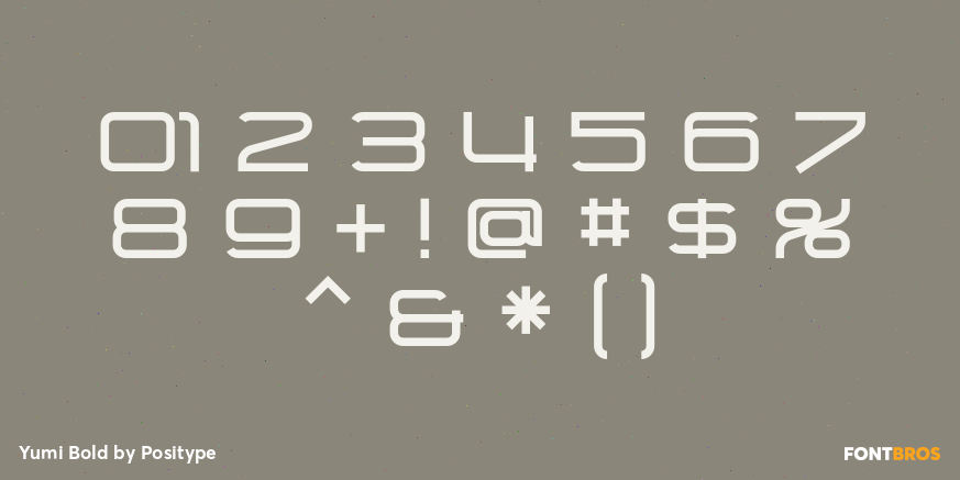 Yumi Bold Font Poster #4