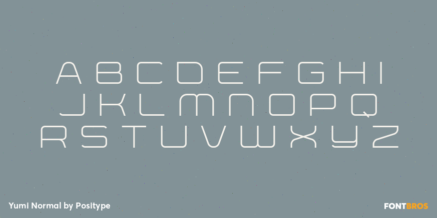 Yumi Normal Font Poster #2