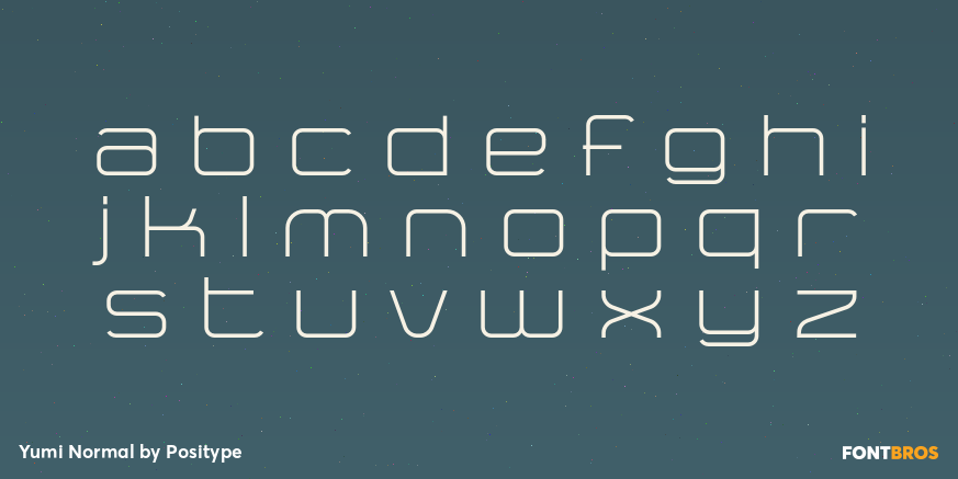 Yumi Normal Font Poster #3