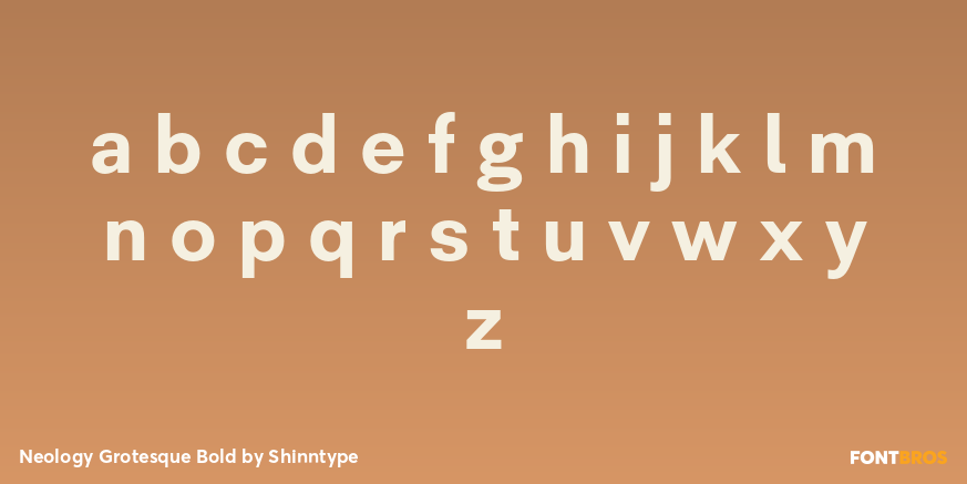 Neology Grotesque Bold Font Poster #3