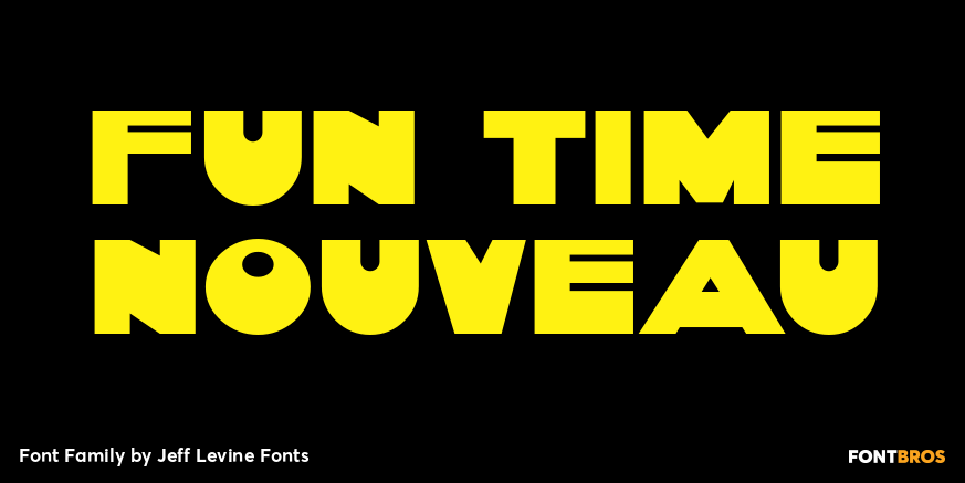 Fun Time Nouveau Font Poster