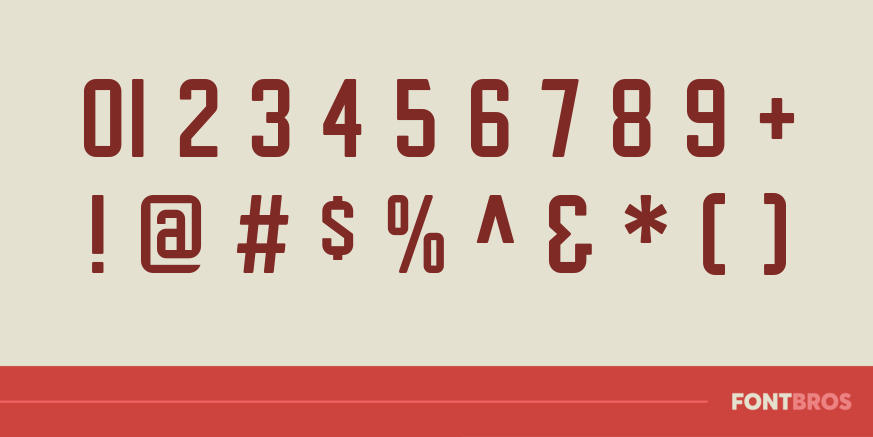 Featured Item Font Poster #1