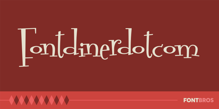 Fontdinerdotcom Font Poster