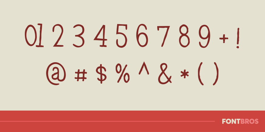 Leftovers Font Poster #4