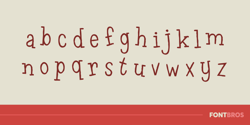 Leftovers Font Poster #1