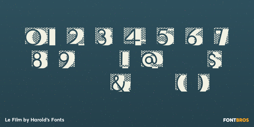 Le Film Font Poster #4