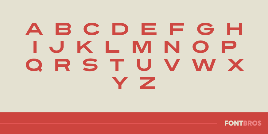 Turnpike Font Poster #2