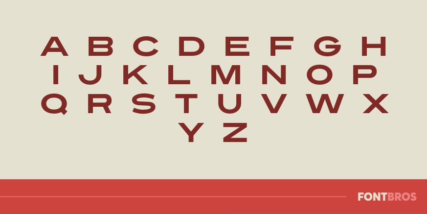 Turnpike Font Poster #3