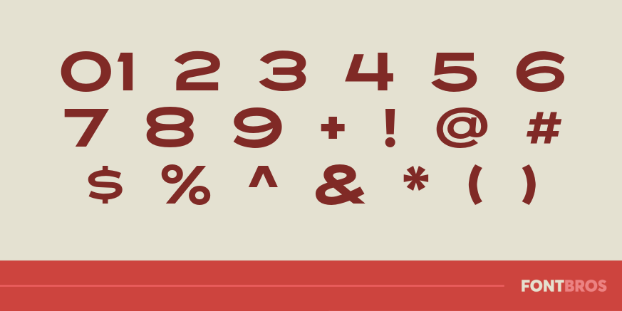 Turnpike Font Poster #4