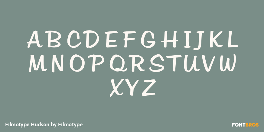 Filmotype Hudson Font Family - Poster #2