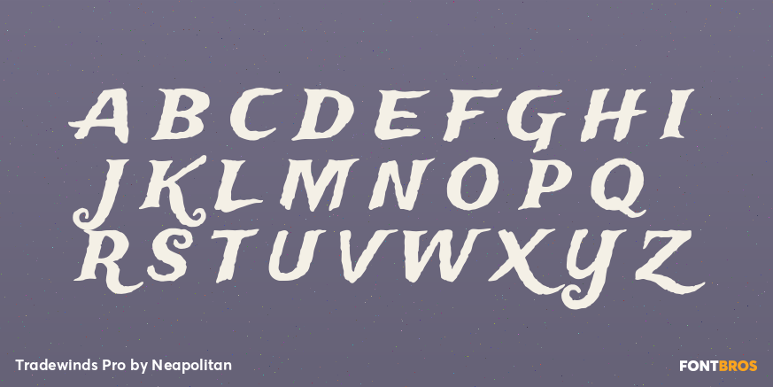 Tradewinds Pro Font Poster #2