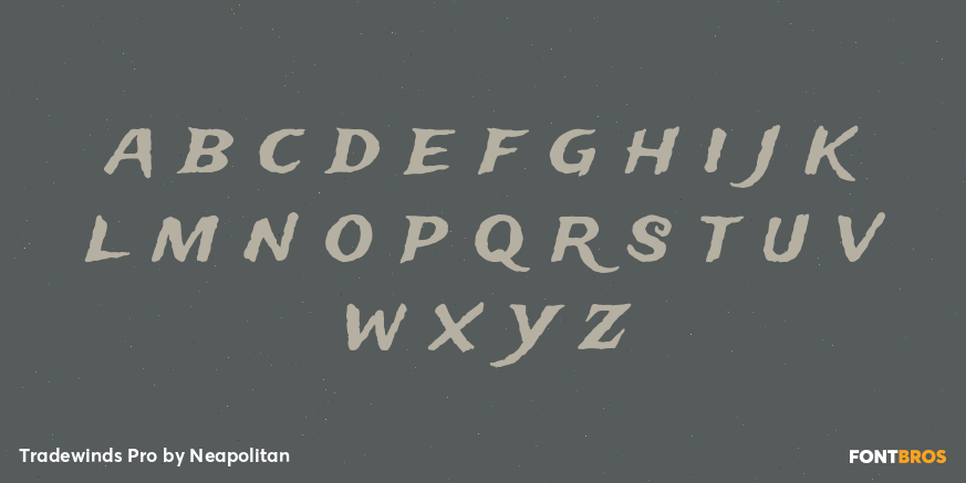 Tradewinds Pro Font Poster #3