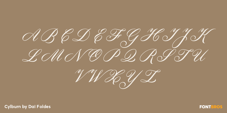 Cylburn Font Poster #2