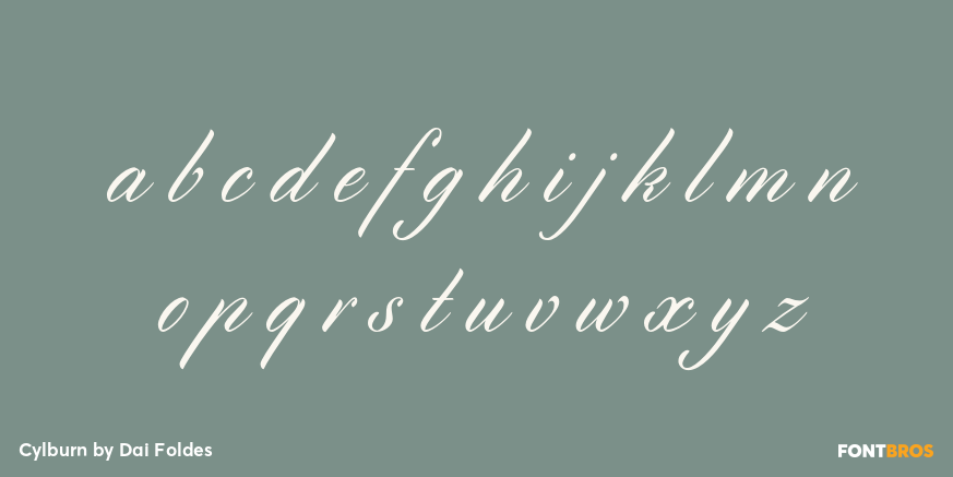 Cylburn Font Poster #3