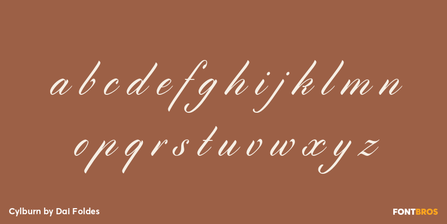 Cylburn Font Poster #1