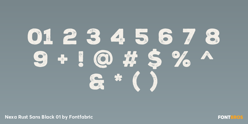 Nexa Rust Sans Black 01 Font Poster #4