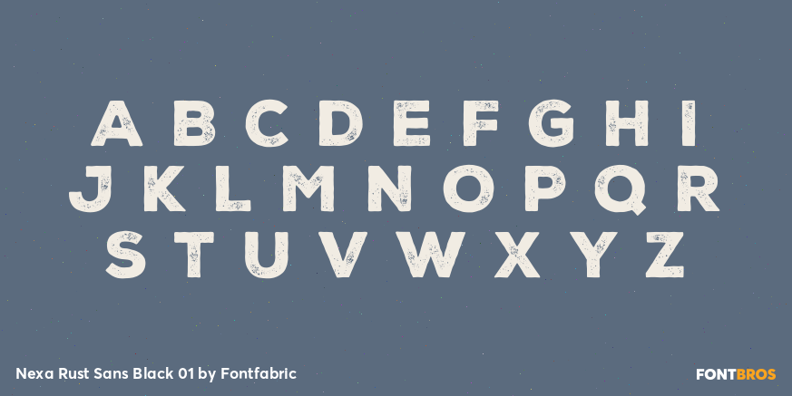 Nexa Rust Sans Black 01 Font Poster #2