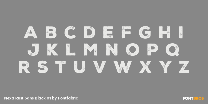 Nexa Rust Sans Black 01 Font Poster #3