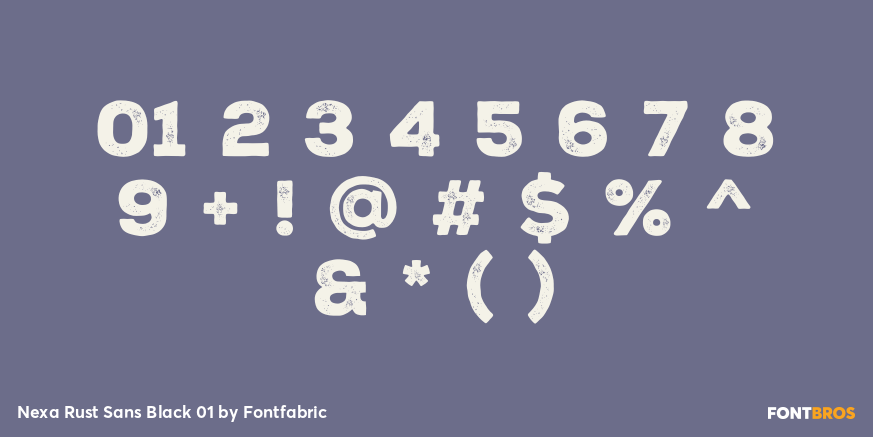 Nexa Rust Sans Black 01 Font Poster #4