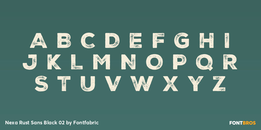 Nexa Rust Sans Black 02 Font Poster #2