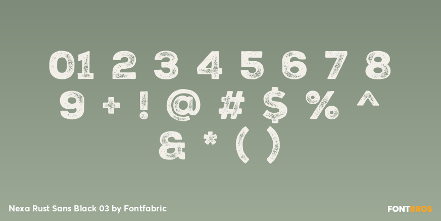 Nexa Rust Sans Black 03 Font Poster #4