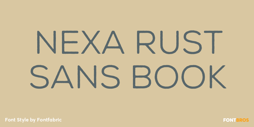Nexa Rust Sans Book Font Poster #1