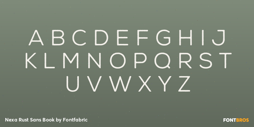 Nexa Rust Sans Book Font Poster #1