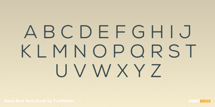 Nexa Rust Sans Book Font Poster #1