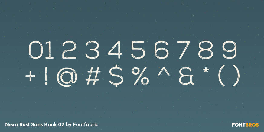 Nexa Rust Sans Book 02 Font Poster #4