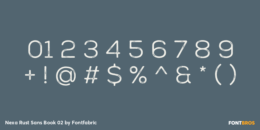 Nexa Rust Sans Book 02 Font Poster #4