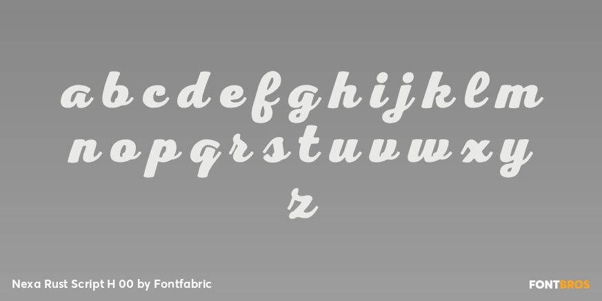 Nexa Rust Script H 00 Font Poster #3