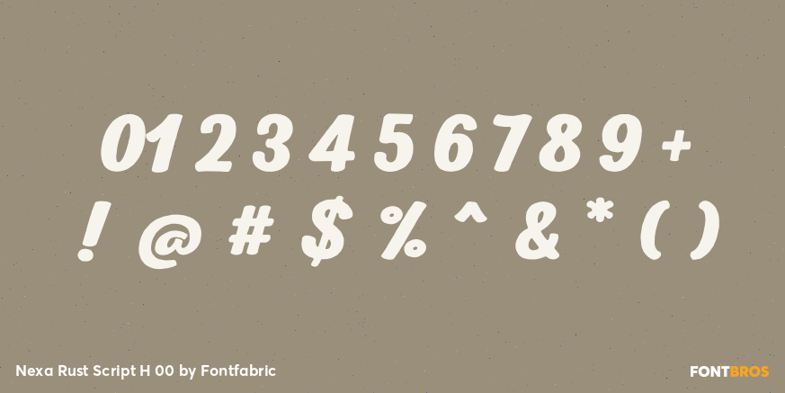 Nexa Rust Script H 00 Font Poster #4