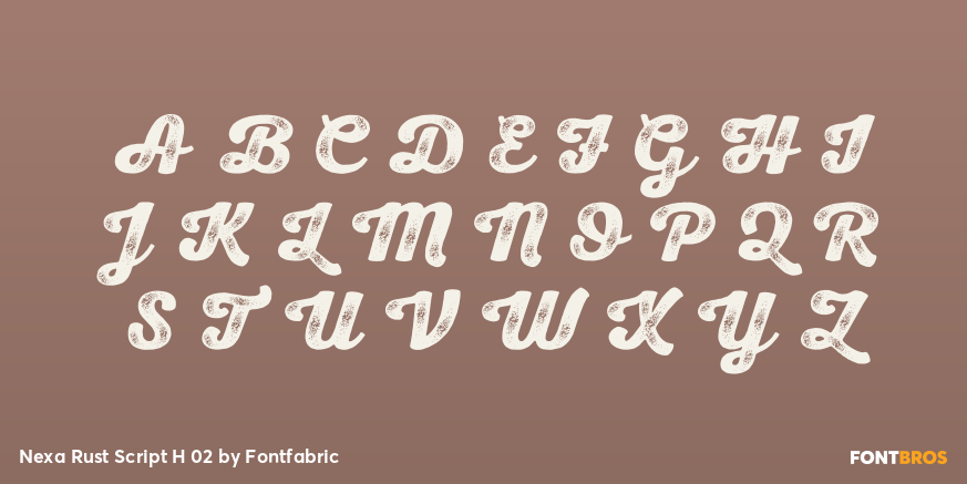 Nexa Rust Script H 02 Font Poster #2