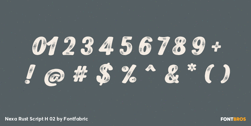 Nexa Rust Script H 02 Font Poster #4
