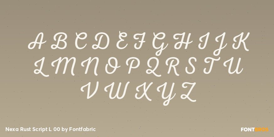 Nexa Rust Script L 00 Font Poster #2