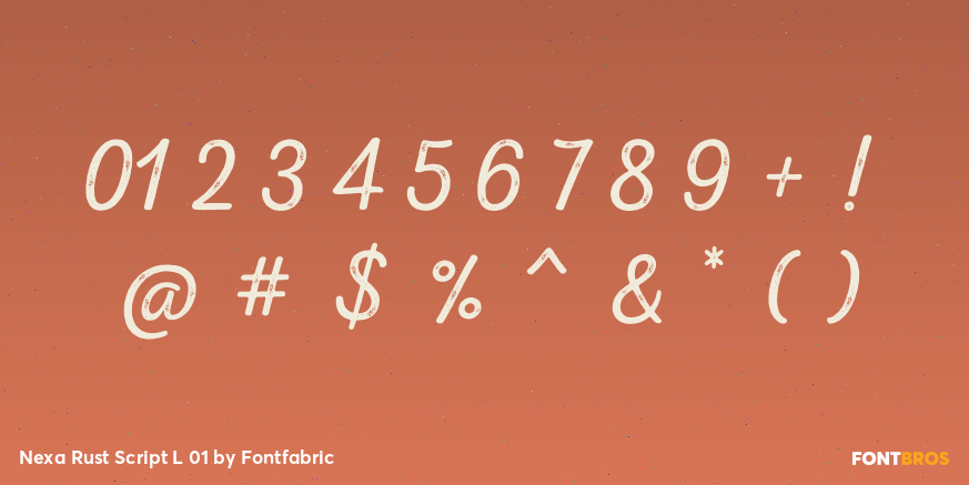 Nexa Rust Script L 01 Font Poster #4
