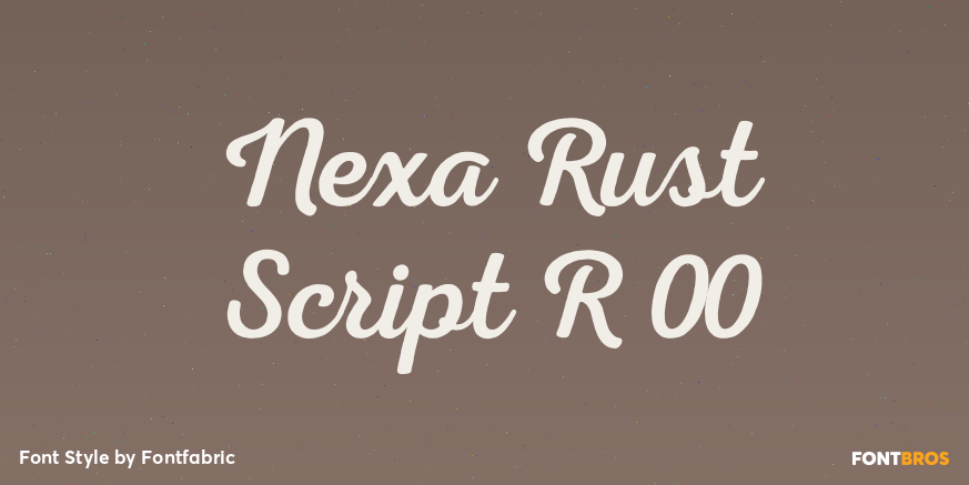 Nexa Rust Script R 00 Poster