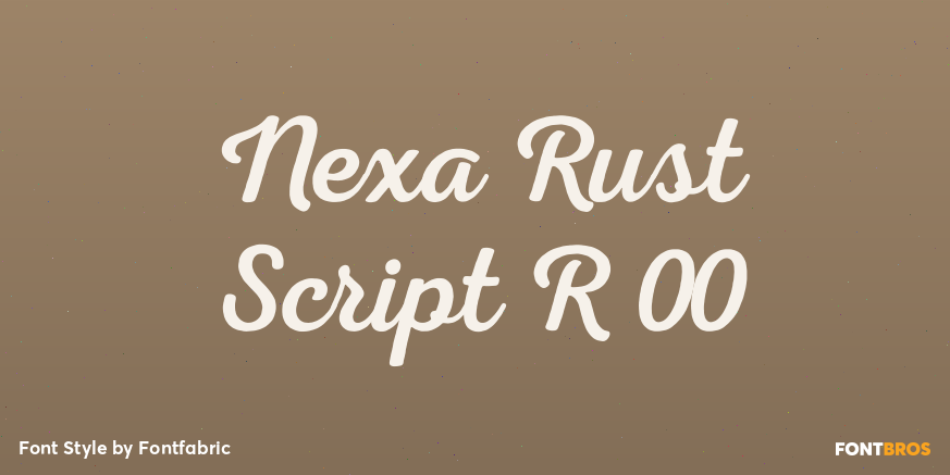 Nexa Rust Script R 00 Poster