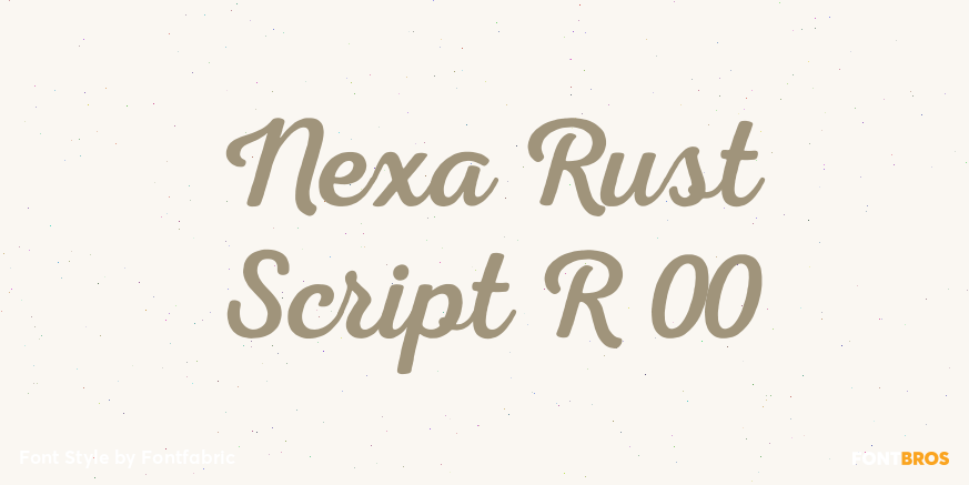 Nexa Rust Script R 00 Poster