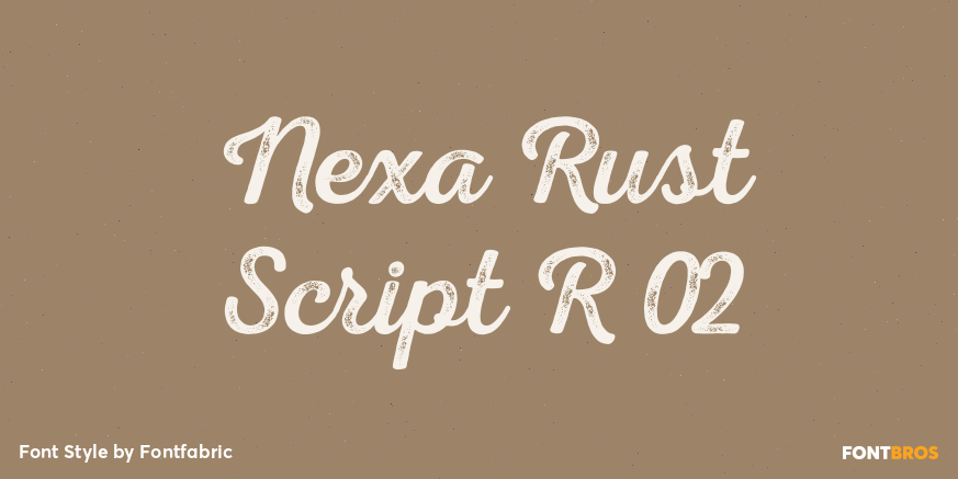 Nexa Rust Script R 02 Poster