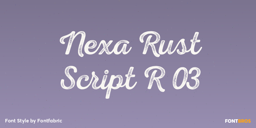 Nexa Rust Script R 03 Poster
