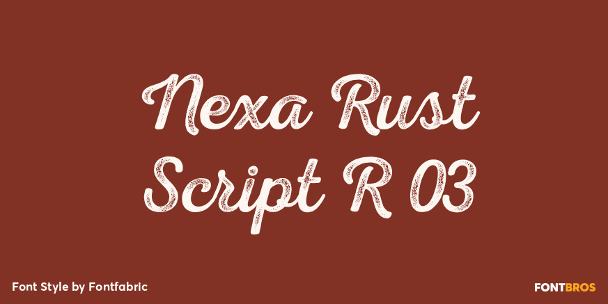 Nexa Rust Script R 03 Poster