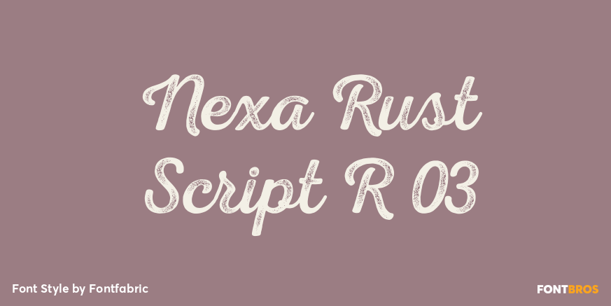 Nexa Rust Script R 03 Poster