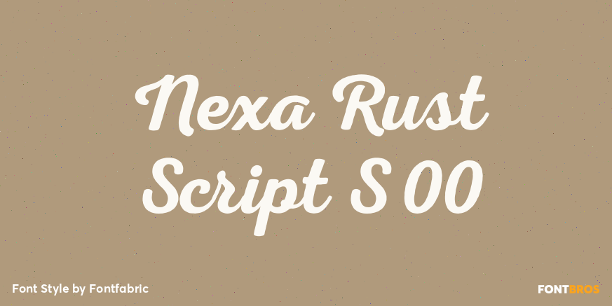 Nexa Rust Script S 00 Poster