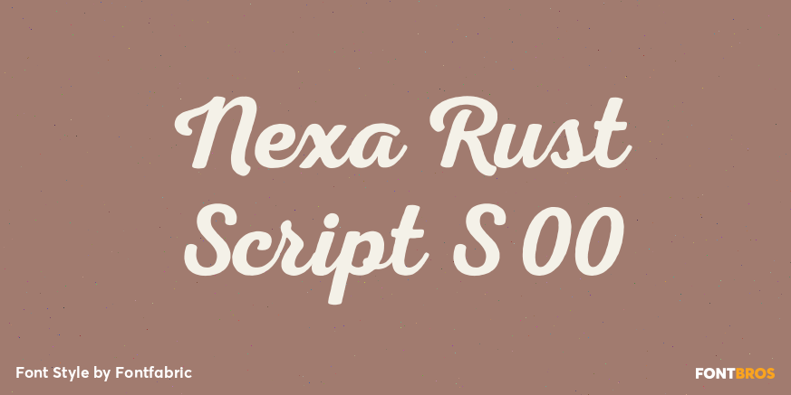 Nexa Rust Script S 00 Poster