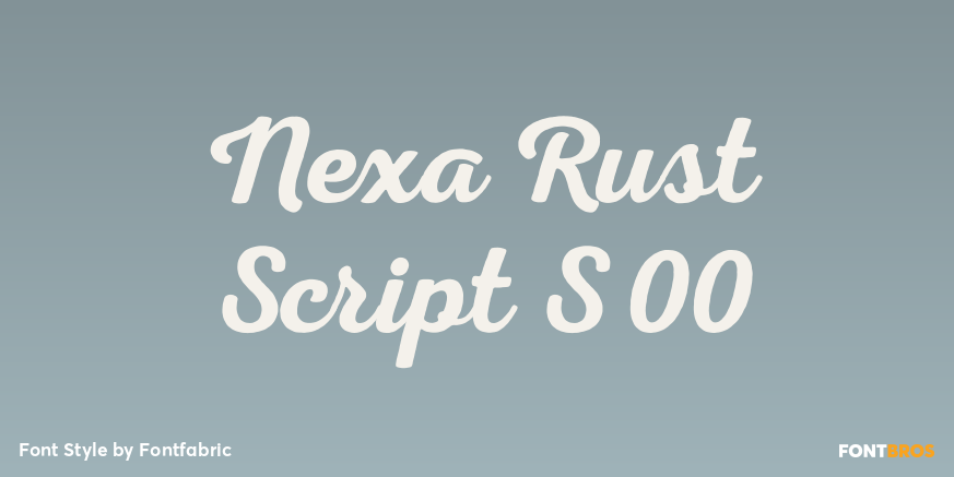 Nexa Rust Script S 00 Poster