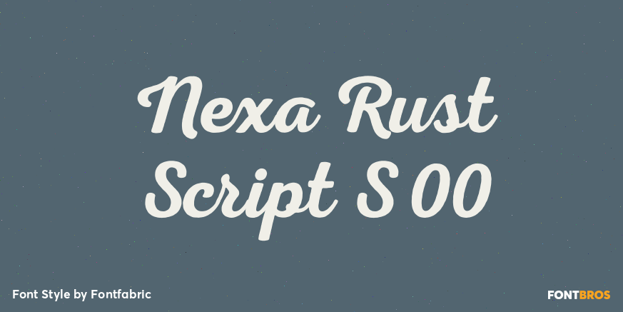 Nexa Rust Script S 00 Poster